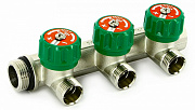 Коллектор UNI-FITT 3/4" 3 выхода 1/2' (под конус) 