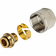STOUT Фитинг компрессионный 16х2,2x1/2" (Евроконус) 