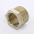 Футорка НР-ВР 1/2'x3/8" UNI-FITT никелированная 